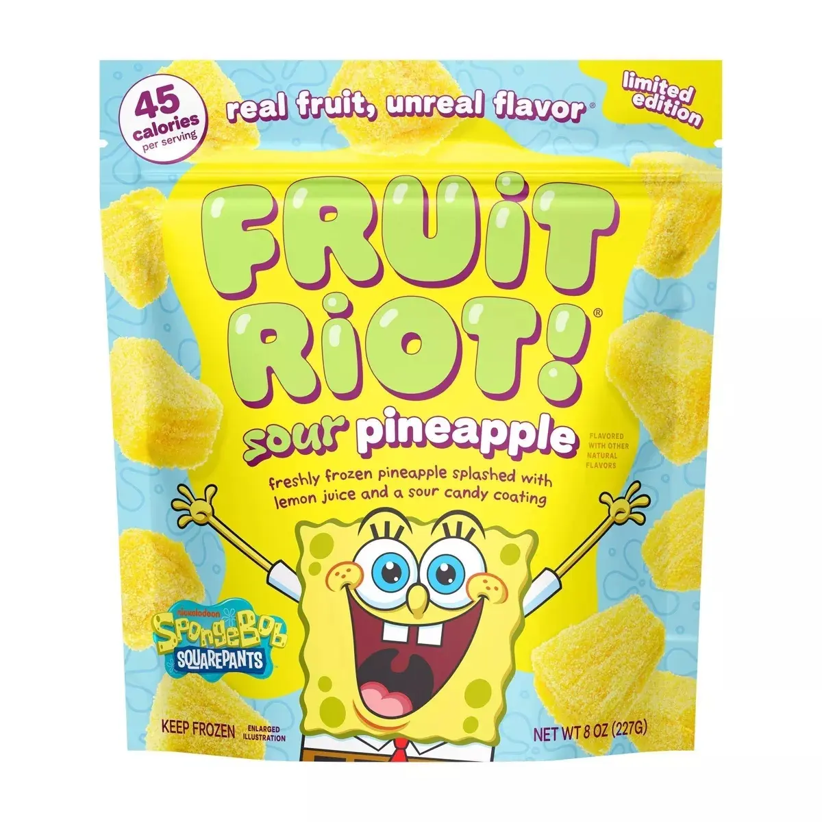 Fruit Riot Frozen Sour Pineapple Mix - 8Oz